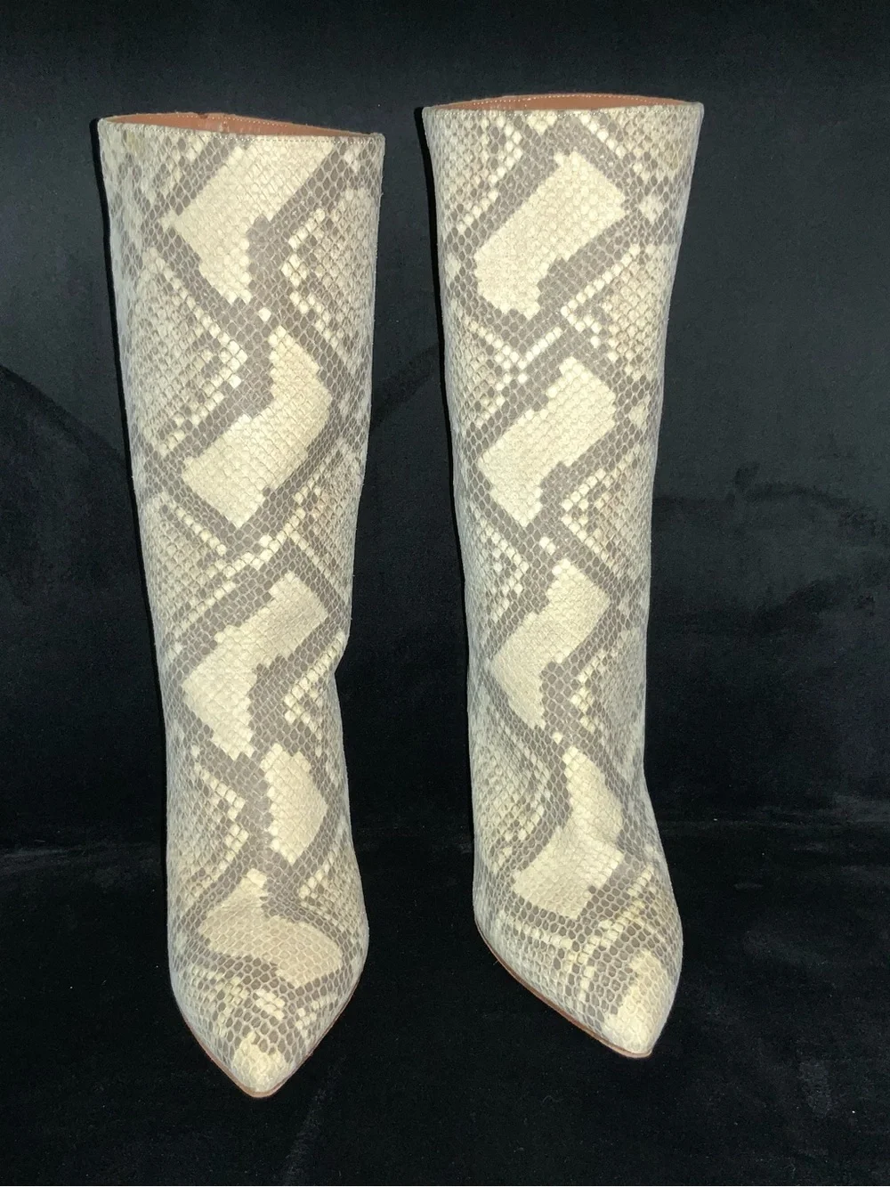Paris Texas Snake Half Boots Sz 8